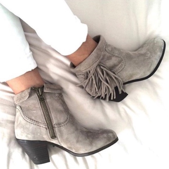 Sam Edelman Shoes - Sam Edelman Louie Bootie Light Grey